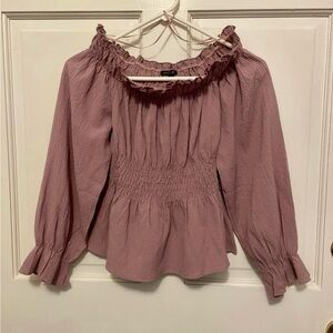 Papermoon Dusty Pink Smocked Blouse